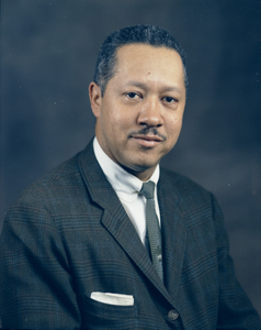 Portrait of George Scurlock : acetate color film photonegative.