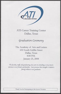 Program: Graduation Ceremony