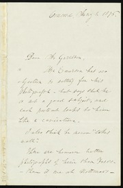 Letter to] Dear Mr. Garrison [manuscript