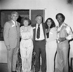 Thumbnail for Donald Bohana and others posing on a patio, Los Angeles, ca. 1978