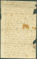 Letter from S. Richardson to James Dellet in Claiborne, Alabama.