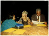 Frances with Ruby Dee and Ossie Davis