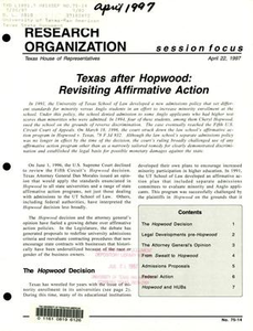 Thumbnail for Focus Report, Volume 75, Number 14, April 1997