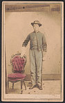 [Unidentified soldier in Union cavalry sergeant's uniform]