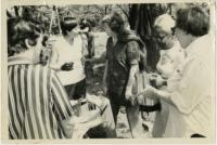 Mrs. Thelma Caldwell and Nell at Picnic