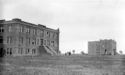 Guadalupe College. Boy's dormitory with main building in background