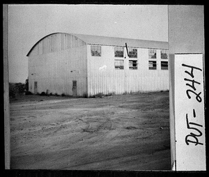 Photograph of gym at school for African American children, Eatonton, Putnam County, Georgia, 1952