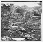 [Gettysburg, Pa. Dead Confederate soldiers in "the devil's den"]