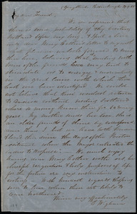 Letter from Eliza Wigham, 5 Gray Street, Edinburgh, [Scotland], to Maria Weston Chapman, 29-9-55 [29 Sept. 1855]