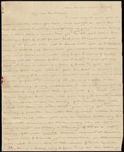 Letter to] My dear Caroline [manuscript