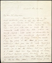 Letter to] My dear Mrs. Chapman [manuscript