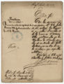 Carta de Miguel Alamo al presidente de la Junta Provincial de Patronato de Matanzas para transferir el expediente de la patrocinada Juana Criolla, 22 de febrero de 1885