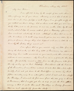 Letter from William Lloyd Garrison, Boston, [Mass.], to Helen Eliza Garrison, May 30, 1836