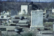 Graves at the Westcott Cemetery in Montgomery, Alabama.