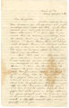 Thumbnail for Letter from Bolling Hall at the University of Virginia to his father, Bolling Hall, in Alabama.