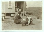 George Cox, 13 year old colored boy, has just joined the 4 H Club and is raising a pig. His father is a "renter" in this poor home near the W. Va. Collegiate Institute (Near Charleston) the State colored agricultural college. Mr. A.W. Curtis, Agri. Agent, is helping George.  Location: Charleston [vicinity], West Virginia