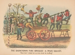 Lithograph, "The Darktown Fire Brigade: The Prize Squirt" (2)