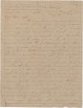 Letter from Sydenham Moore near Manassas, Virginia, to his wife, Amanda.