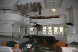 Green Street Baptist Church: sanctuary interior, west wall