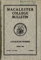 Macalester College Bulletin, Catalogue Number April 1913, Volume I, New Series, Number 3; Twenty-Eighth Annual Catalogue of Macalester College, Baldwin School (Preparatory), and School of Music 1912-1913, St. Paul, Minnesota