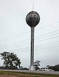 A vintage metal water tower in Grambling, Louisiana, near the town's famous Grambling State University, a pre-eminent HBCU (historically black college or university) in rural Grambling, Louisiana