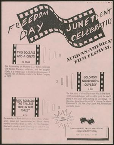 Flyer: Juneteenth Celebration