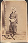 [Unidentified soldier of 114th Pennsylvania Infantry Regiment in zouave Union uniform]