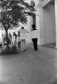 Members of Mobile County Concerned Workers protesting police violence outside city hall on South Royal Street in Mobile, Alabama.