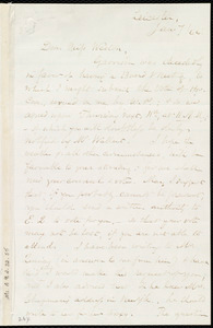 Letter from Samuel May, Leicester, [Mass.], to Caroline Weston, Jan. 7 / [18]66