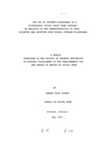 The use of student-volunteers in a psychiatric social group work setting: an analysis of the characteristics of both accepted and rejected high school student-volunteers, 1967