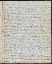 Letter to] My dear Mr. Estlin [manuscript