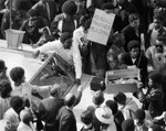 Black Panther demonstrators at City Hall