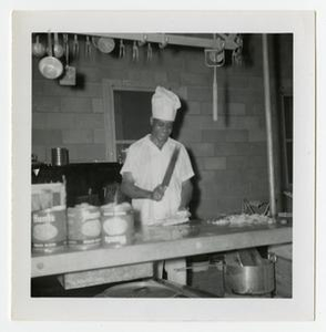 Man Butchering Meat