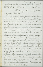 Letter to] My dear Wendell [manuscript