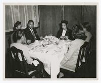 Diner and Dining Etiquette in Home Economics Class, circa 1950