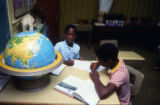 Children studying