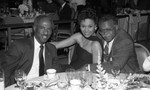 Thumbnail for Guy Crowder, Donald Bohana, and an unidentified woman at a special event, Los Angeles, ca. 1983