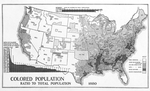 Colored population ratio to total population 1880