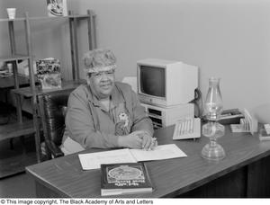 Portrait of Clara Miles in her office