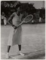 Unidentified African American female tennis player