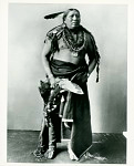 "Roan Chief, chief of Pawnee (Pitahauerat ?) formerly a gov't scout in Maj. Frank North's Pawnee Indian battalion" 1904