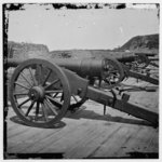 [Morris Island, S.C. Battery of 100-pdr. Parrott guns inside Fort Putnam]