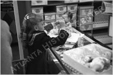 Christmas Shopping, circa 1950