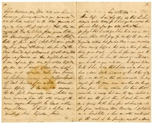 Letter from David Fentress to his wife Clara, July 18, 1863