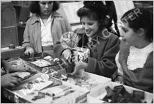 Christmas Shopping, circa 1950