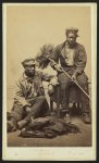 [Occupational portrait of two African American chimney sweeps]