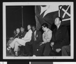 Paul Robeson attends a rally for the Progressive Party of California, 1952, Los Angeles(?)