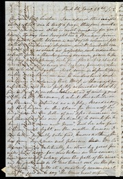 Letter to] My dear Miss Weston [manuscript