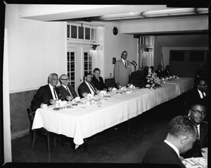 College Business Mgrs' [Managers'] Conference dinner, May 1964 [cellulose acetate photonegative]