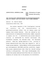 The isolation and characterization of rat mammary galactosyltransferase from rat mammary gland and mammary tumor plasma membrane, 1994